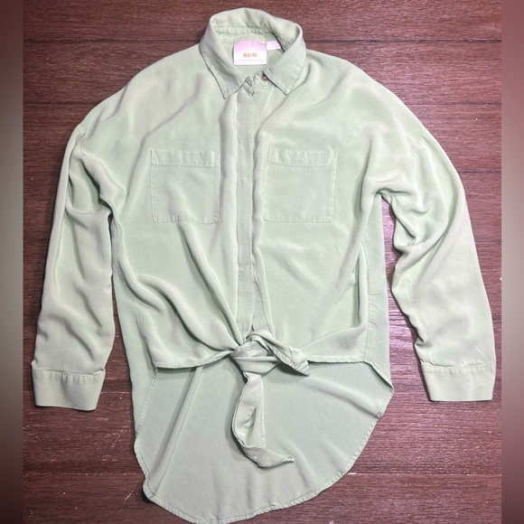 Maeve Anthropologie Sandbridge button up size xs - Picture 4 of 7